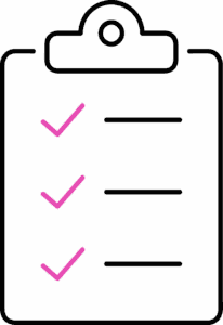 image of branding list on clipboard